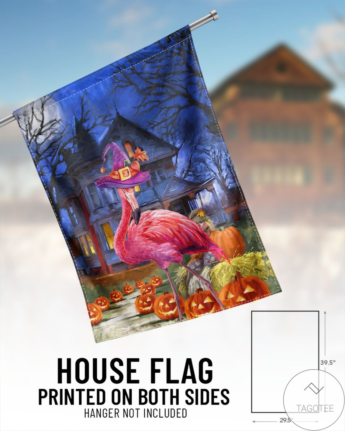 Flamingo In The Mysterious Flagsz