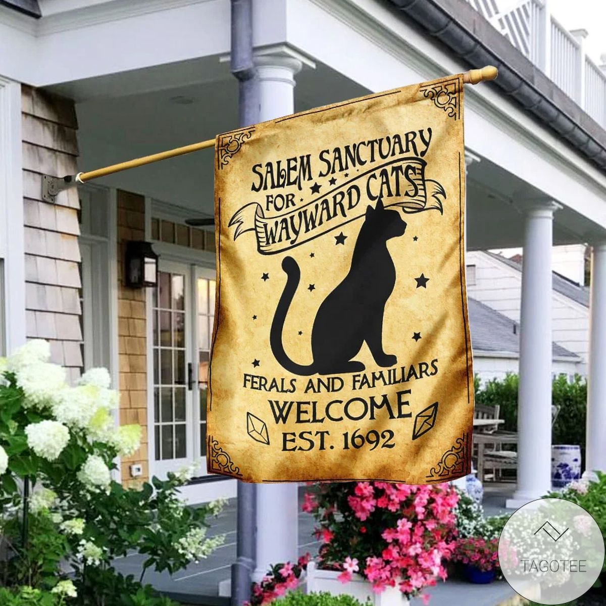 Salem Sanctuary For Wayward Cats Flag