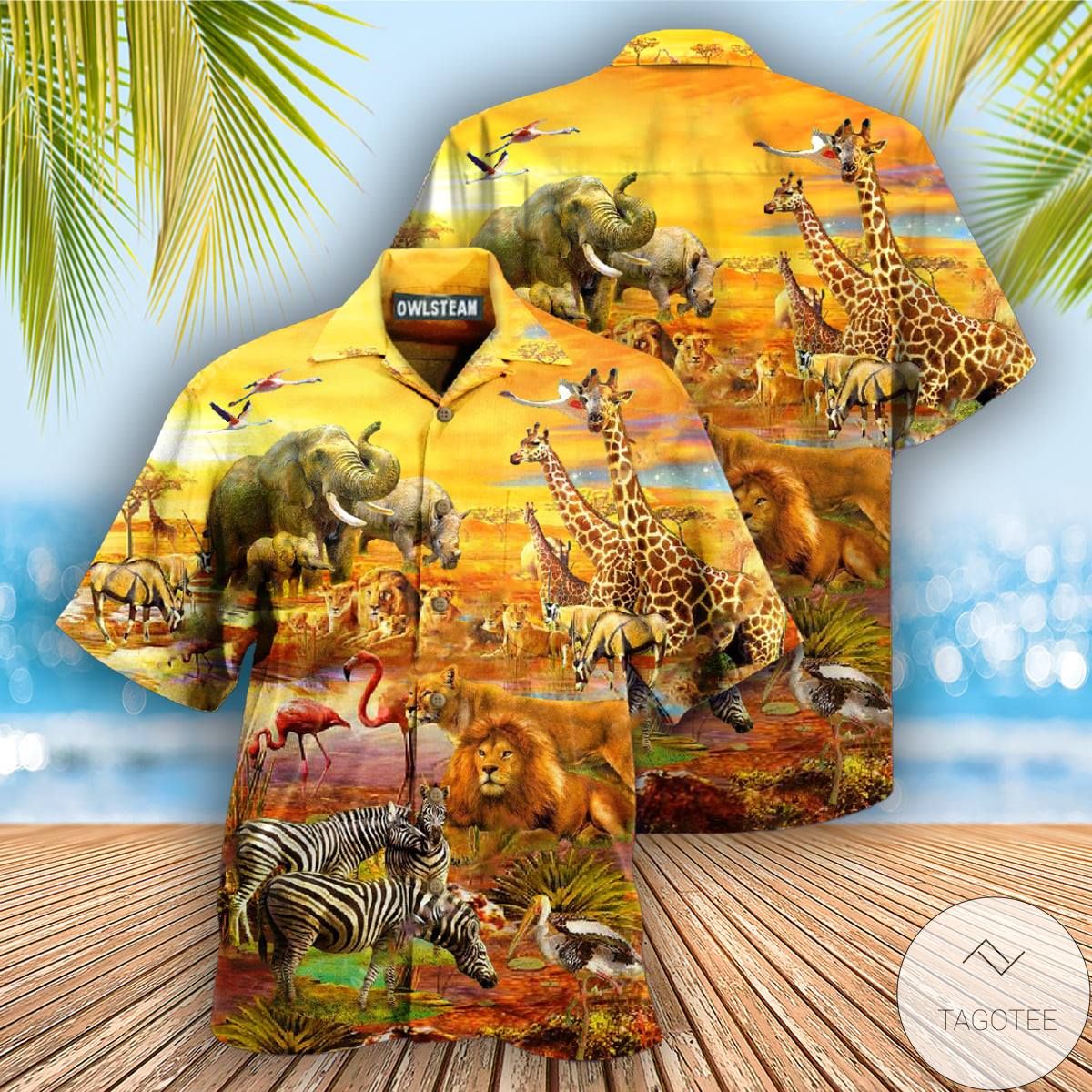 Wild Animal Safari Hawaiian Shirt