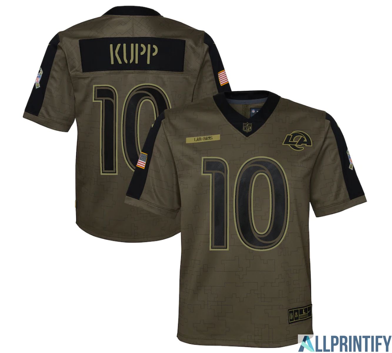 Cooper Kupp Los Angeles Rams 10 Olive Vapor Limited Player Jersey