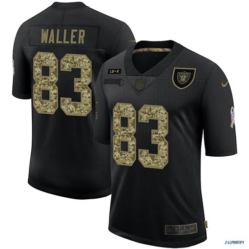 Darren Waller Las Vegas Raiders 83 Black Camo Vapor Limited Jersey
