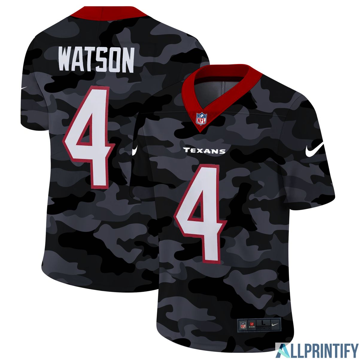 Deshaun Watson Houston Texans 4 Limited Player Jersey Camo