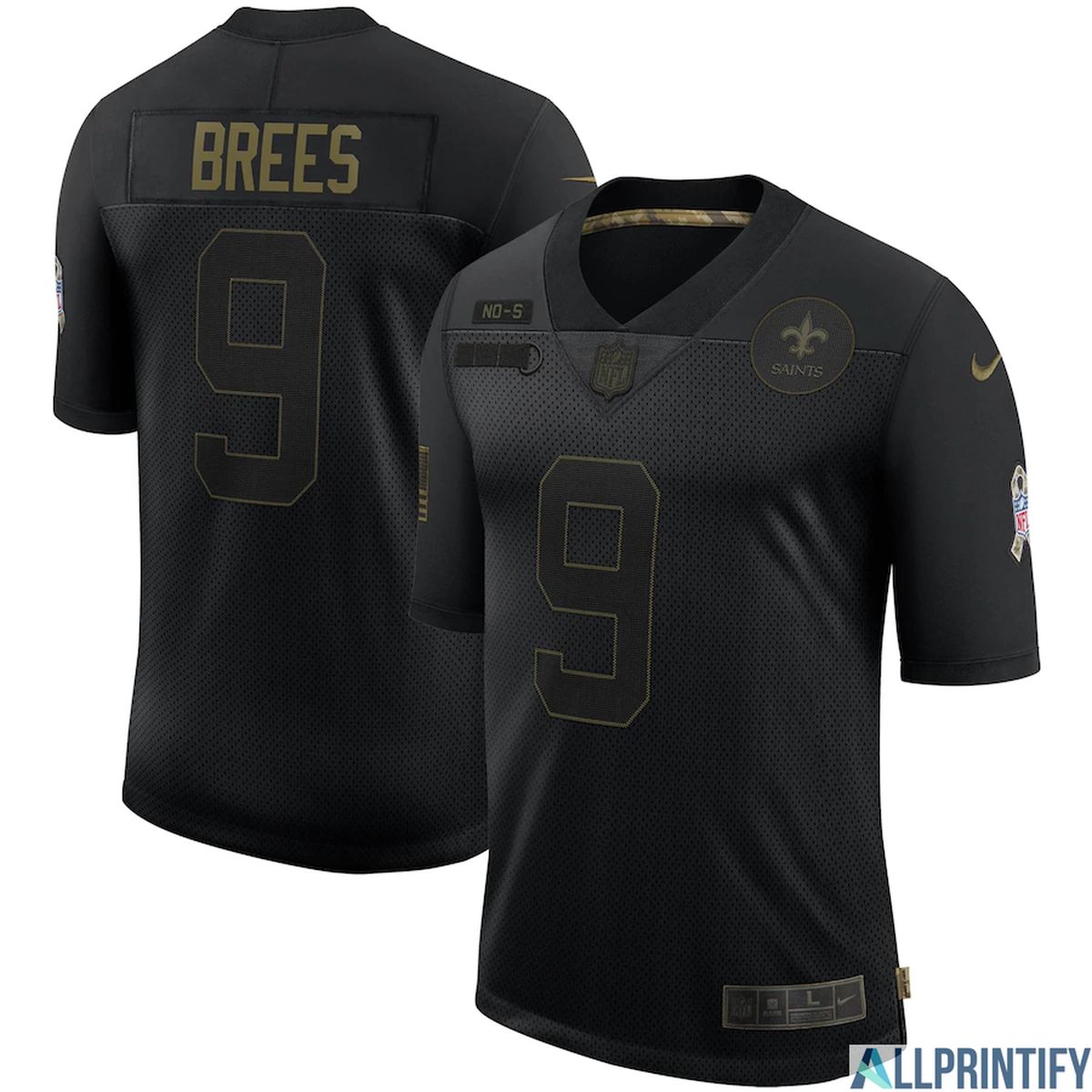 Drew Brees New Orleans Saints 9 Black Vapor Limited Jersey