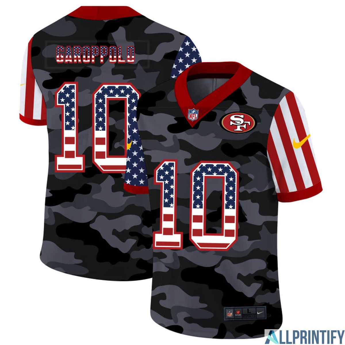 Jimmy Garoppolo San Francisco 49ers 10 Limited Player Jersey Camo