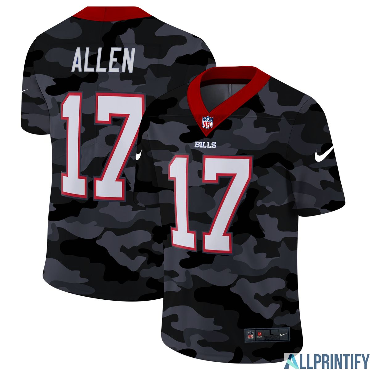 Josh Allen Atlanta Falcons 17 Limited Player Jersey Camo