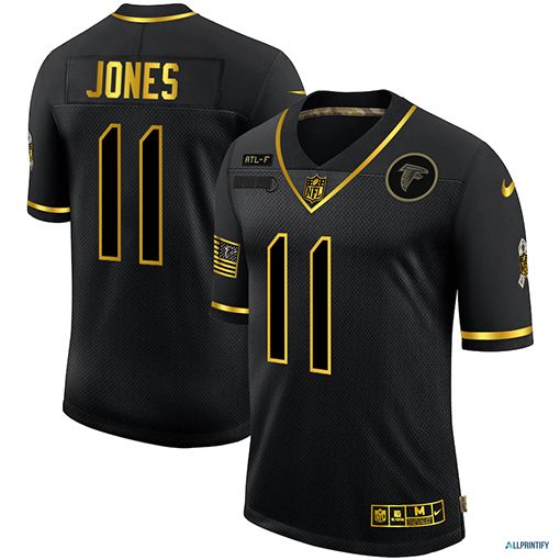 Julio Jones Atlanta Falcons 11 Black Gold Vapor Limited Jersey