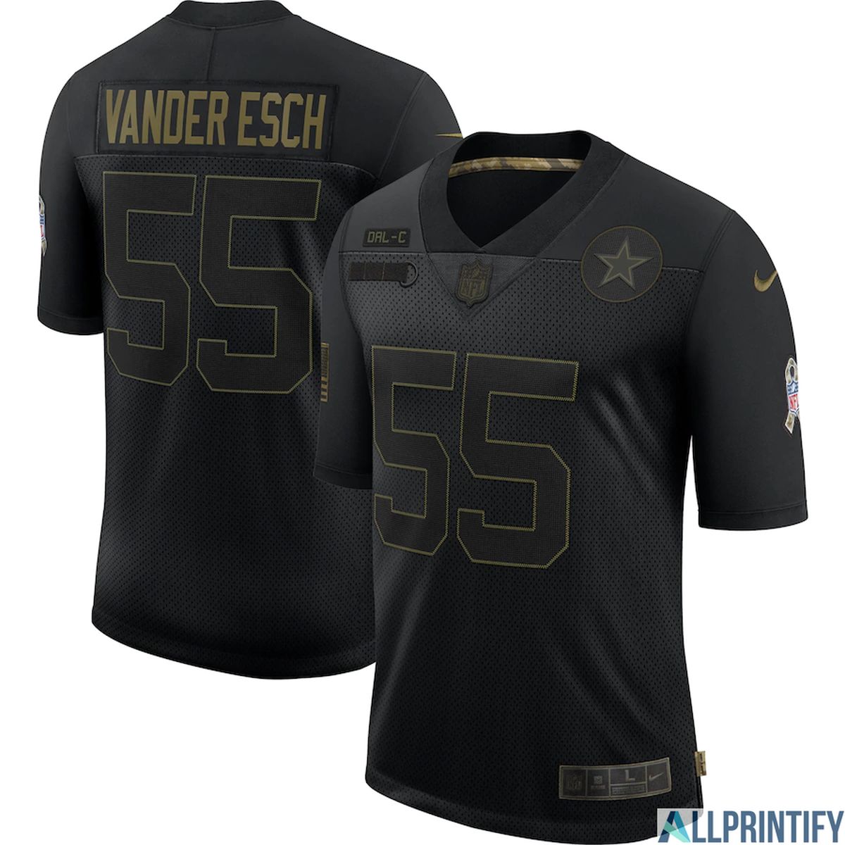 Leighton Vander Esch Dallas Cowboys 55 Black Vapor Limited Jersey