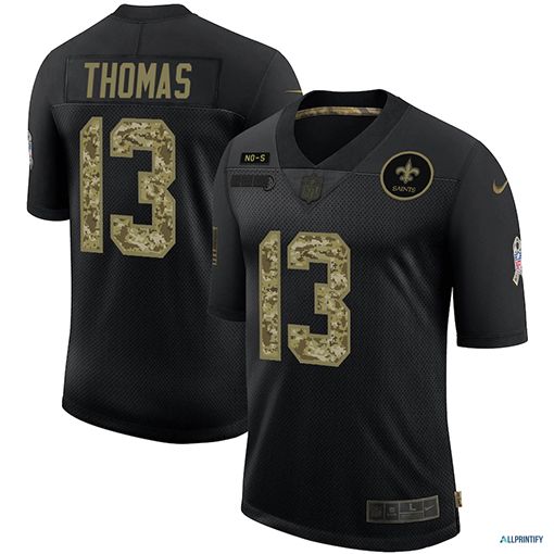 Michael Thomas New Orleans Saints 13 Black Camo Vapor Limited Jersey