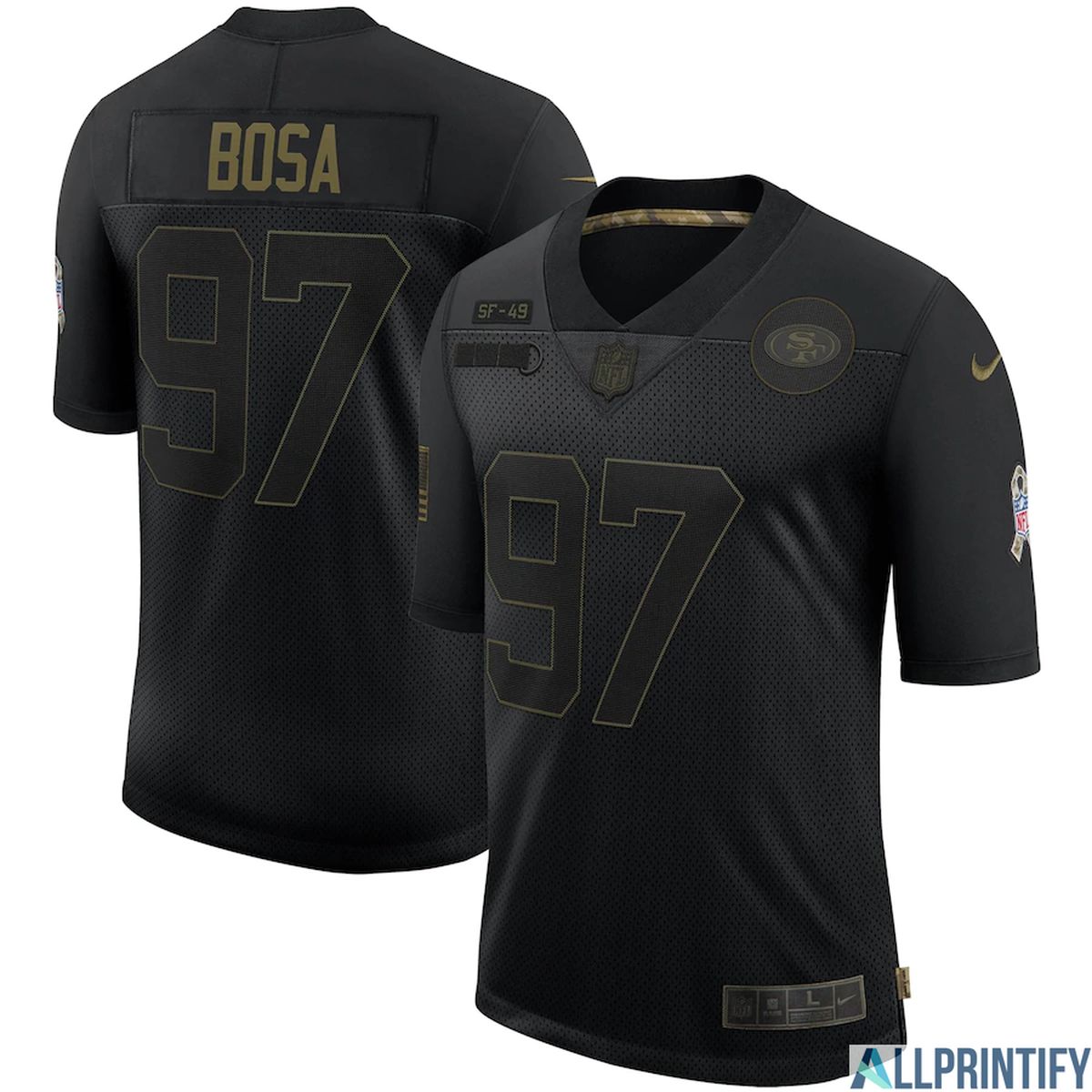 Nick Bosa San Francisco 49ers 97 Black Vapor Limited Jersey