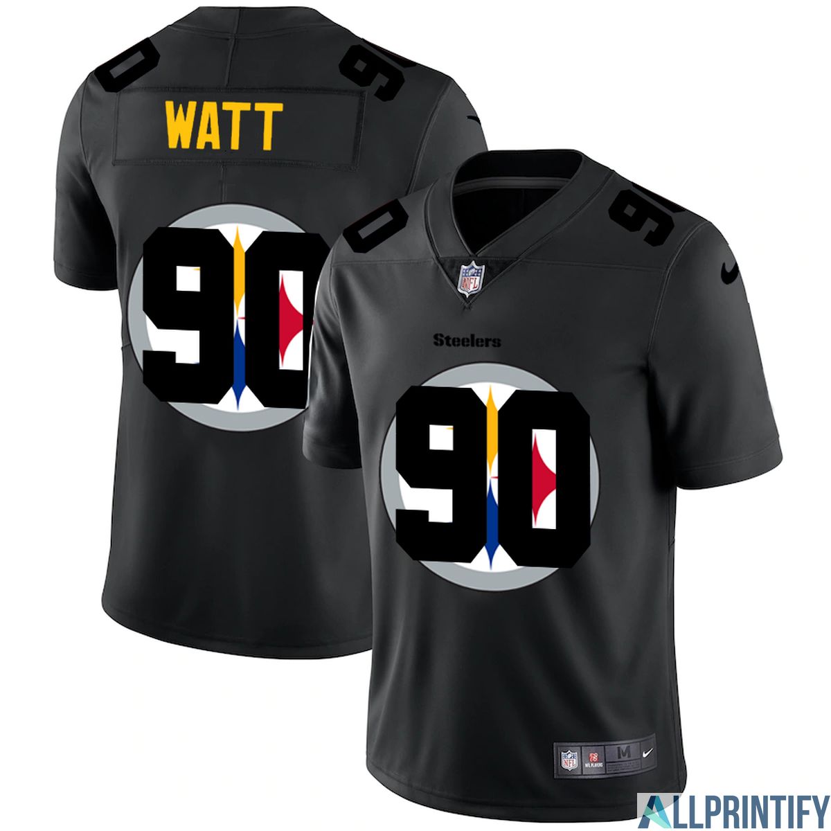 Trent Jordan Watt Pittsburgh Steelers 90 Limited Player Jersey Black