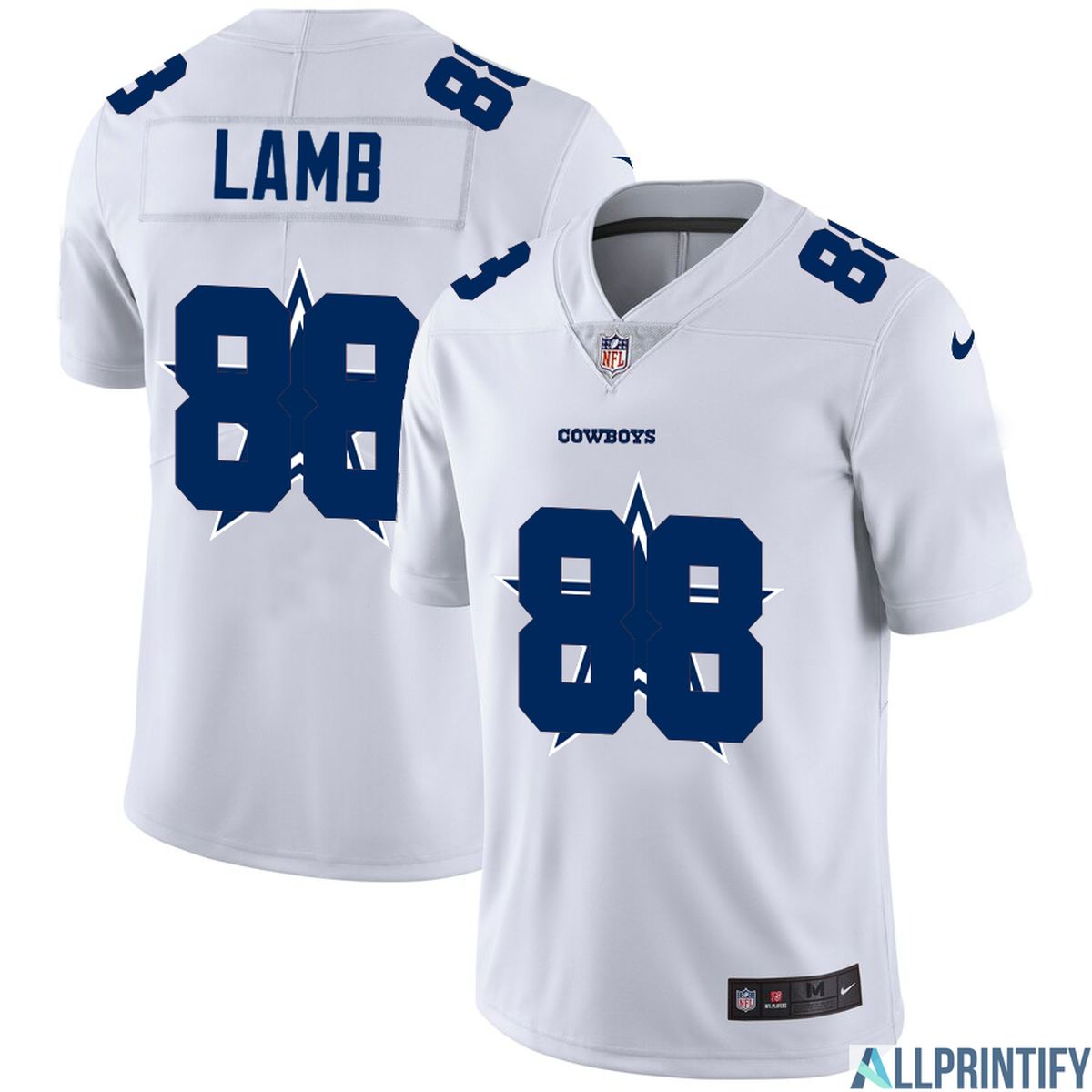 Ceedee Lamb Dallas Cowboys 88 White Vapor Limited Jersey