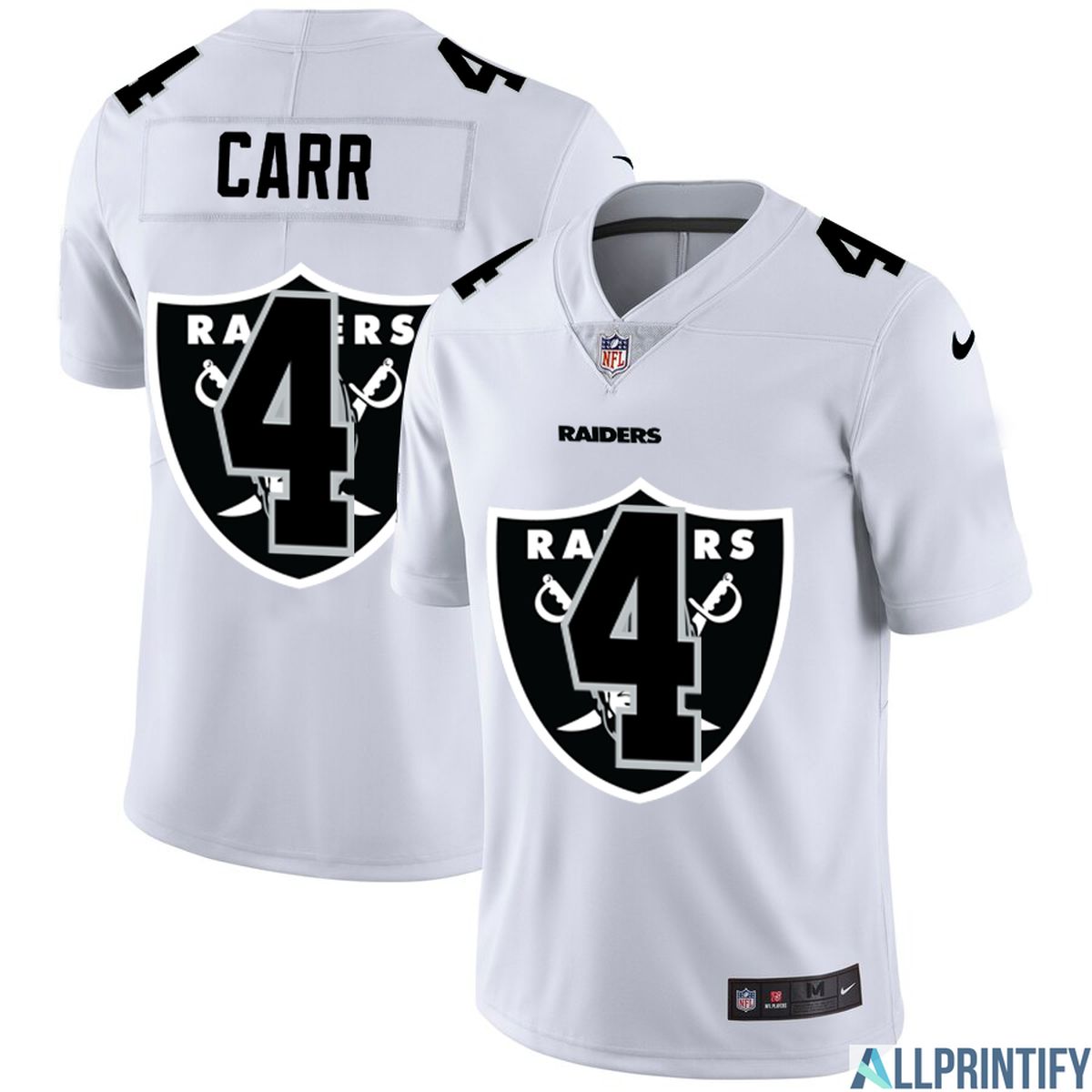Derek Carr Las Vegas Raiders 4 White Vapor Limited Jersey