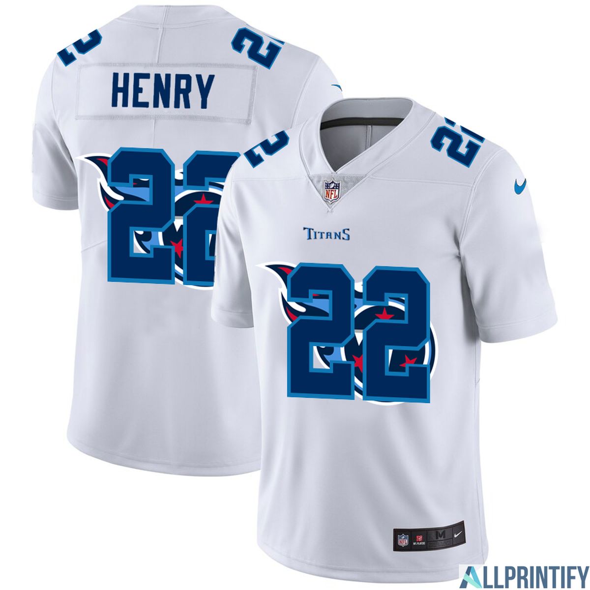 Derrick Henry Tennessee Titans 22 White Vapor Limited Jersey