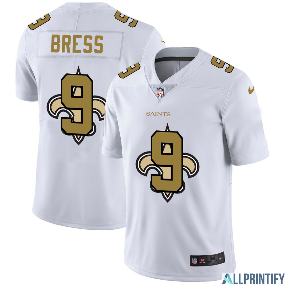 Drew Brees New Orleans Saints 9 White Vapor Limited Jersey