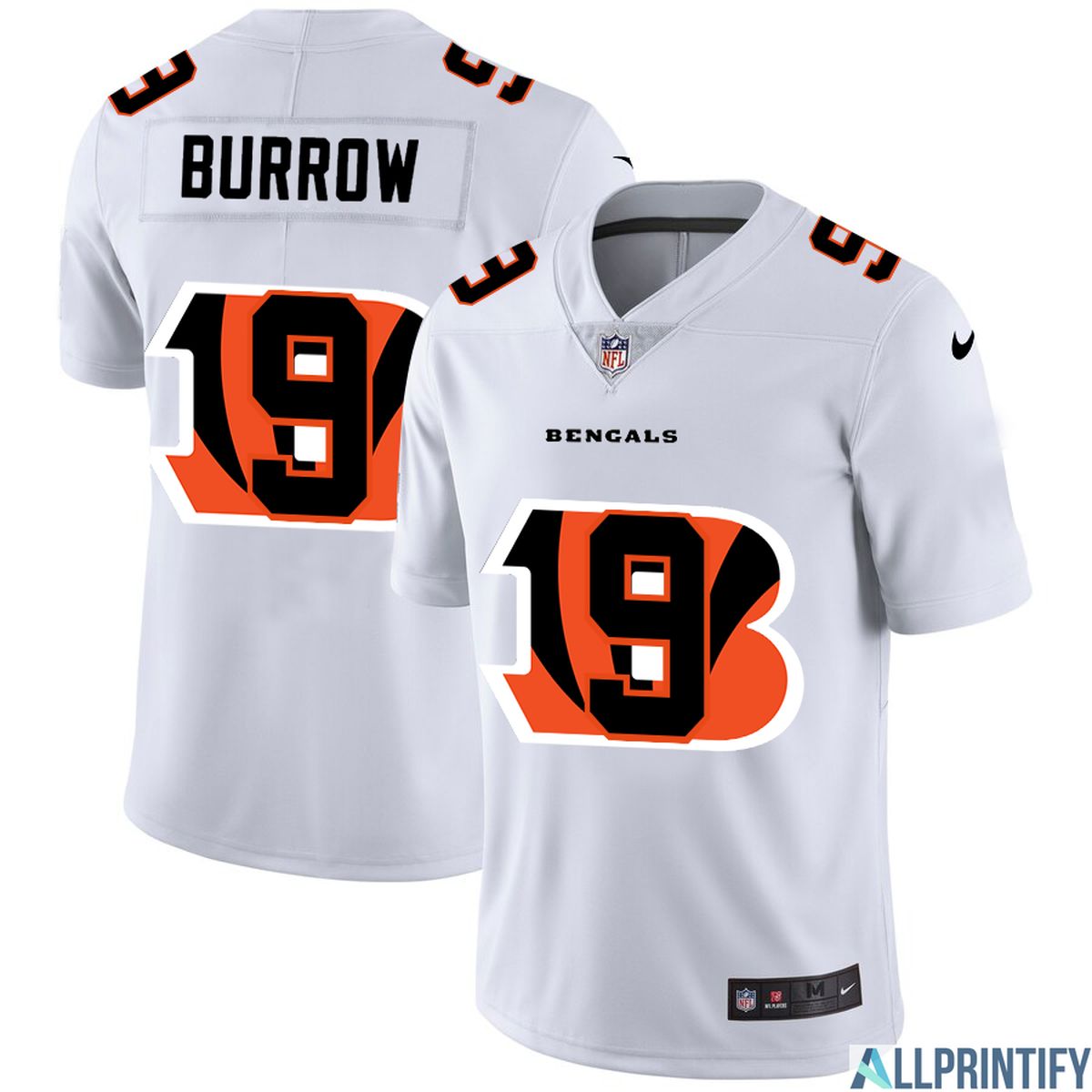 Joe Burrow Cincinnati Bengals 9 White Vapor Limited Jersey