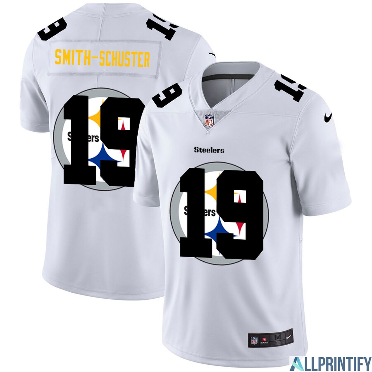 Juju Smith-schuster Pittsburgh Steelers 19 White Vapor Limited Jersey