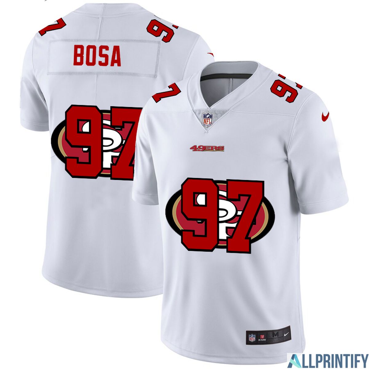 Nick Bosa San Francisco 49ers 97 White Vapor Limited Jersey