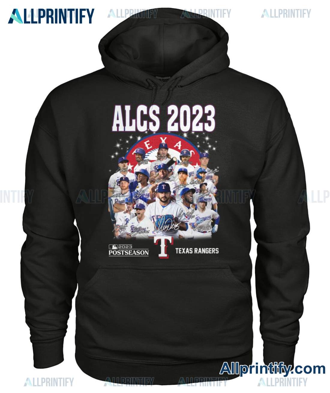 Alcs 2023 Postseason Texas Rangers Signatures Shirt c