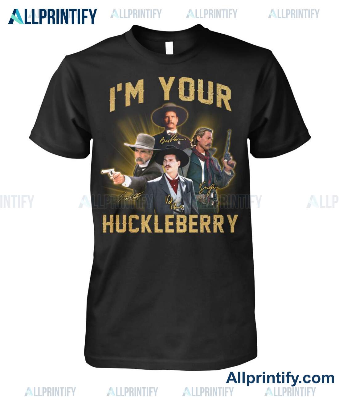 I'm Your Huckleberry Signatures Shirt, Hoodie a
