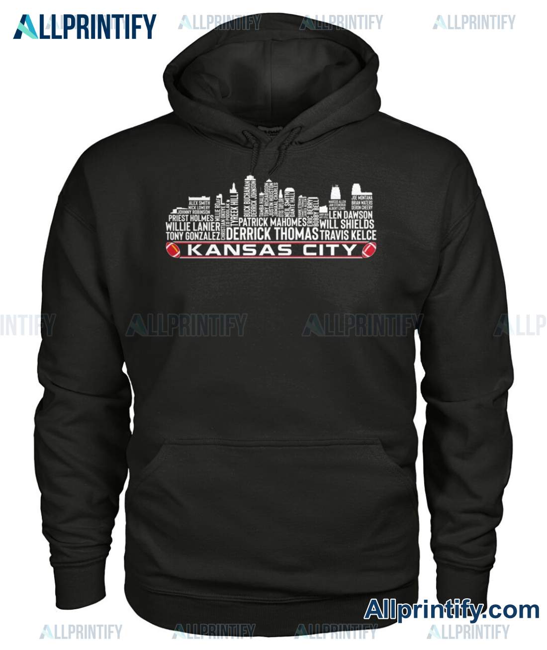 Kansas City Chiefs Players City Skylines Shirt a