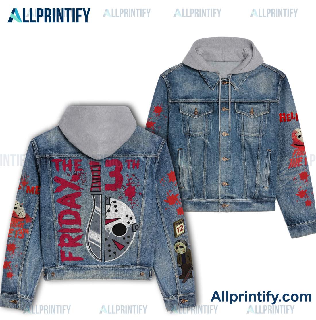 The Friday 13th Jean Jacket Hoodie