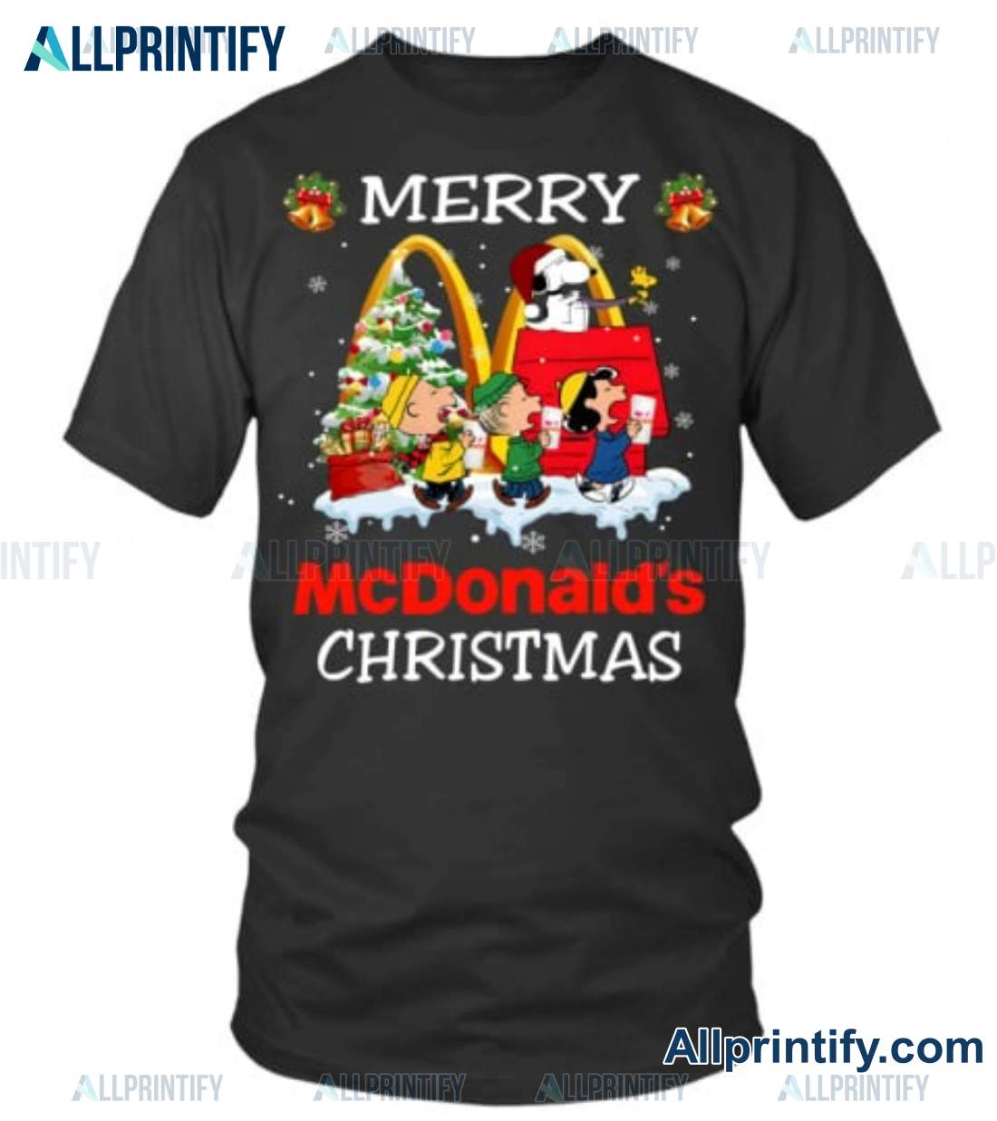The Peanuts Merry Mcdonald's Christmas Shirt