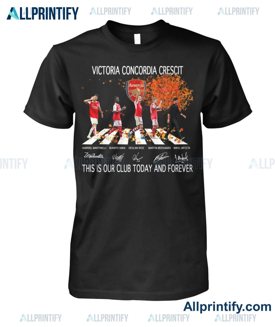 Victoria Concordia Crescit On Road This Is Our Club Today And Forever Signatures Shirt a