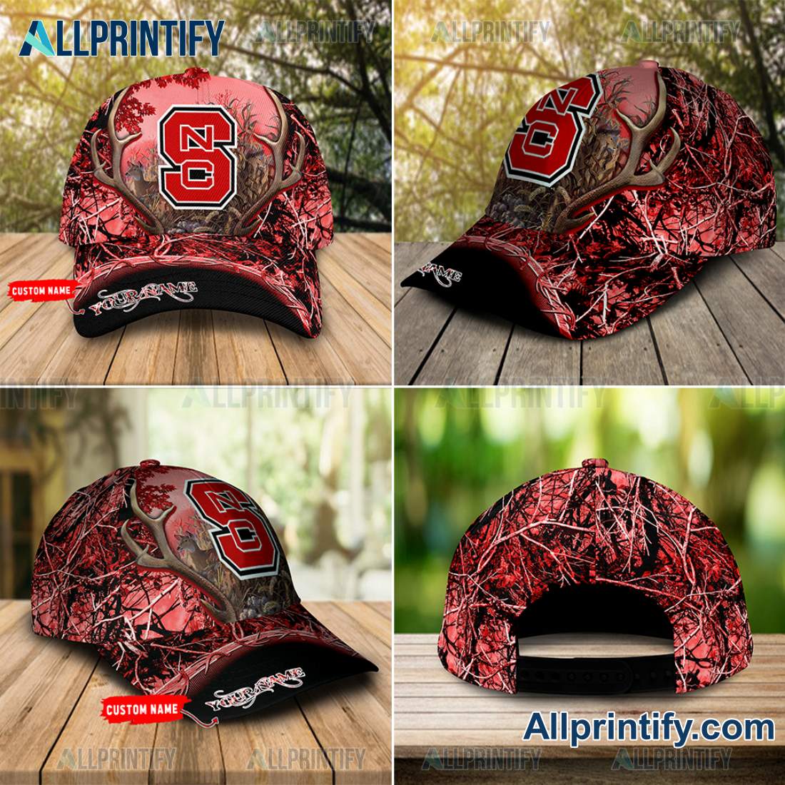NCAA Nc State Wolfpack Hunting Camo Cap