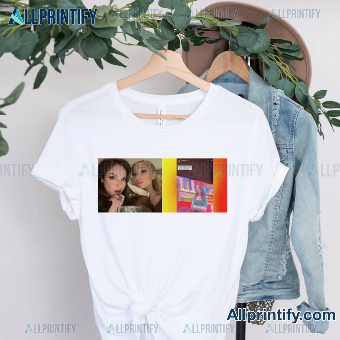 Liz Gillies Shares Video Watching Victorious With Ariana Grande Shirt