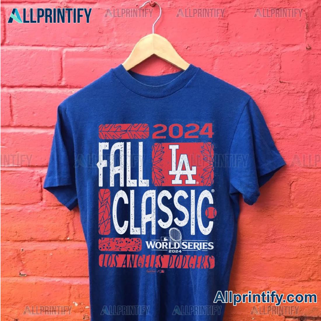 Los Angeles Dodgers Majestic Threads 2024 World Series Classic T-shirt N4aX26x