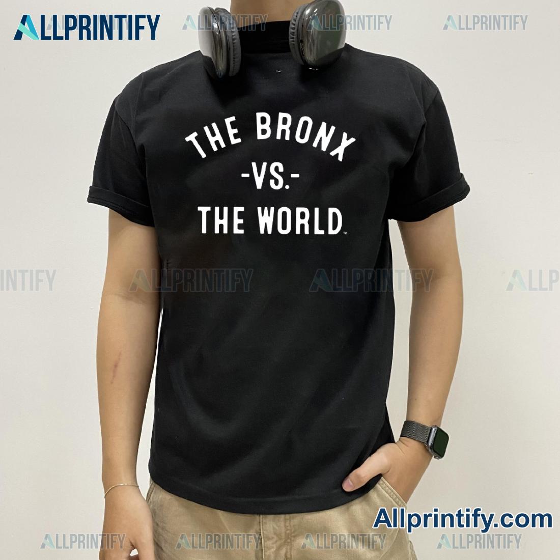 The Bronx Vs The World Graphic Unisex T-shirt, Long Sleeve-a 3iCEfan