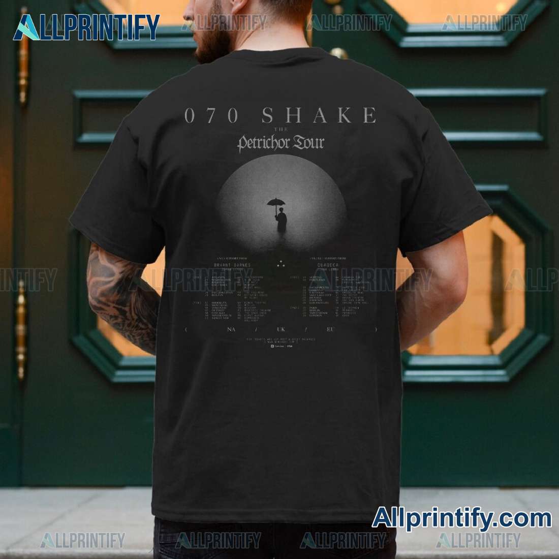 070 Shake The Petrichor Tour Uk 2025 Unisex T-shirt-a JopM5t6