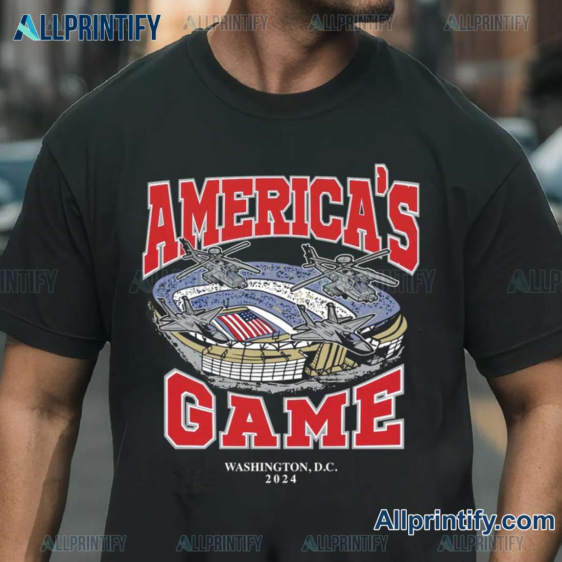 America's Game Washington D.c 2024 Graphic Classic Men Shirt sVjXUMC