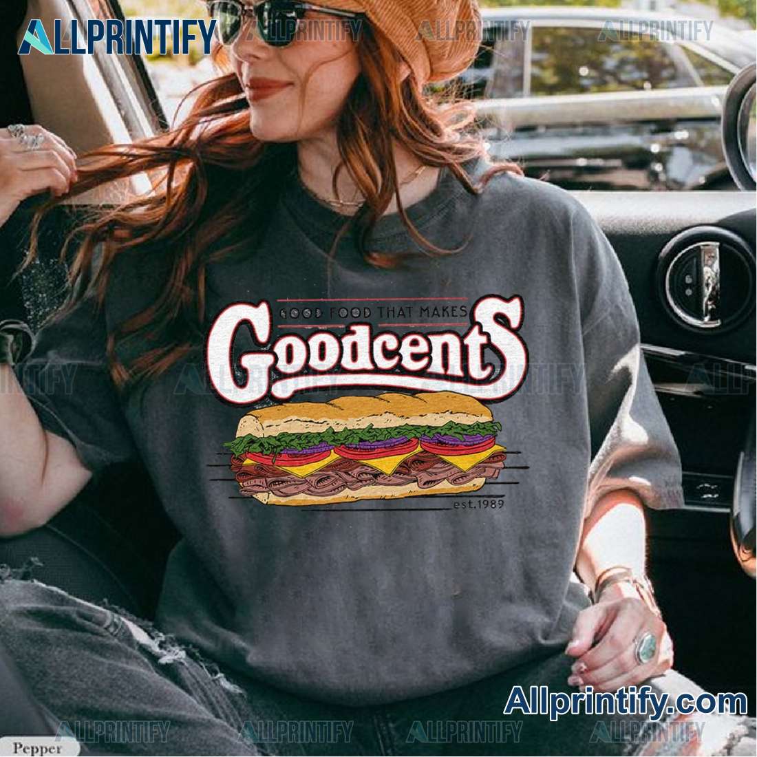 Good Food That Makes Goodcents Est.1989 Graphic Classic Men Shirt-a VqXmvGE