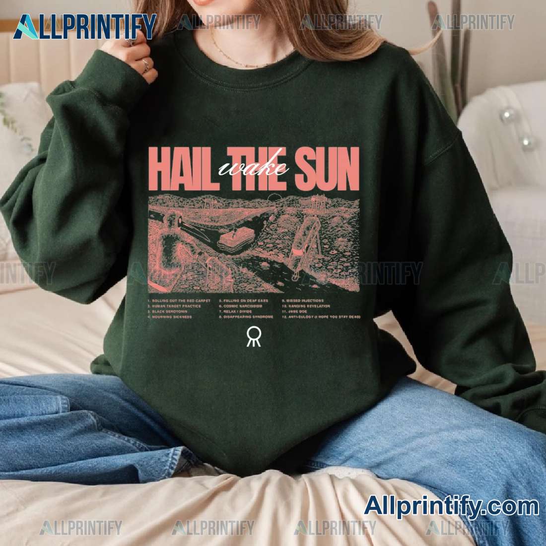 Hail The Sun Wake Tracklist Gift For Fan Classic Men Shirt-a TuP53O1