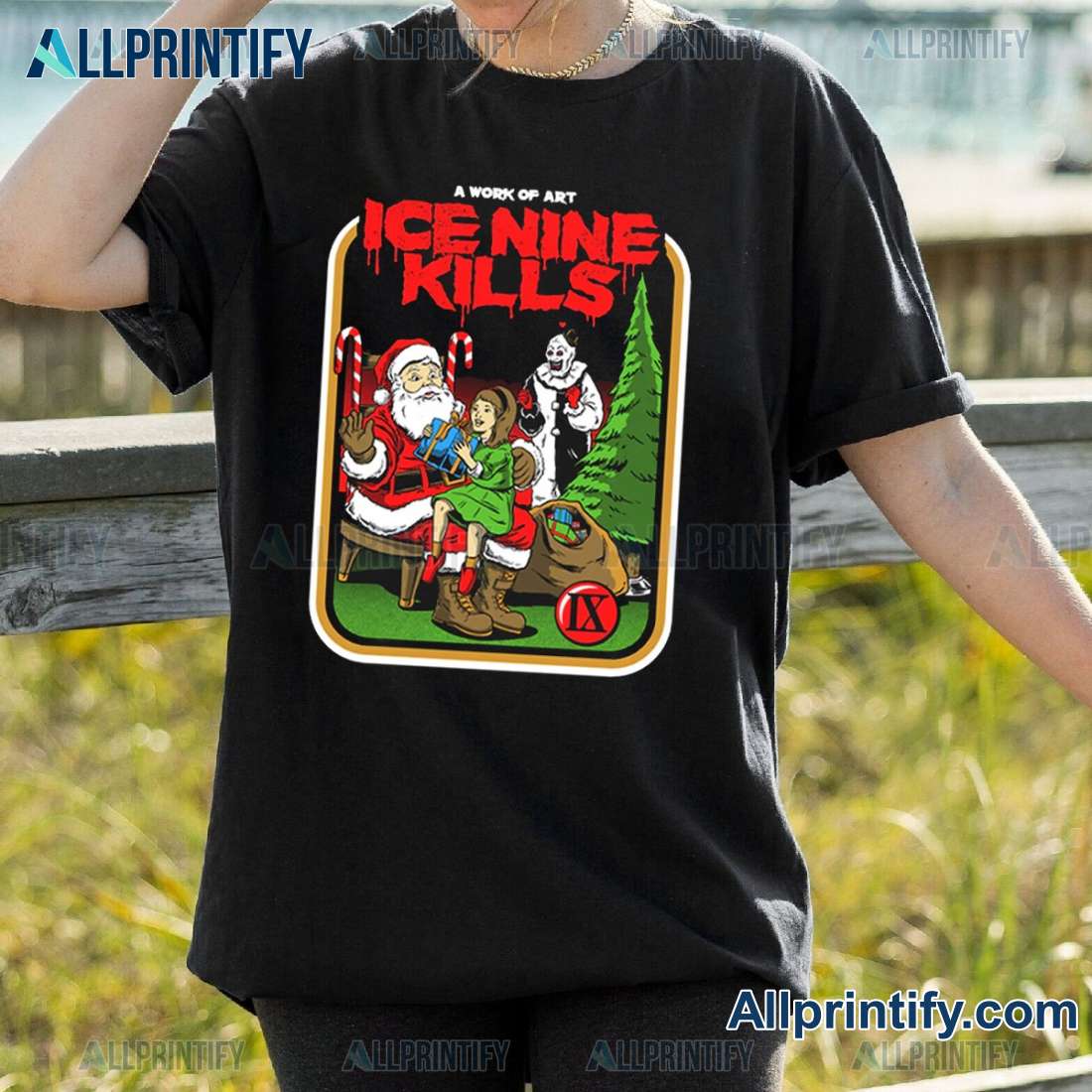 Ice Nine Kills Gory Storybook A Work Of Art Classic Ladies Tee gscQYo5