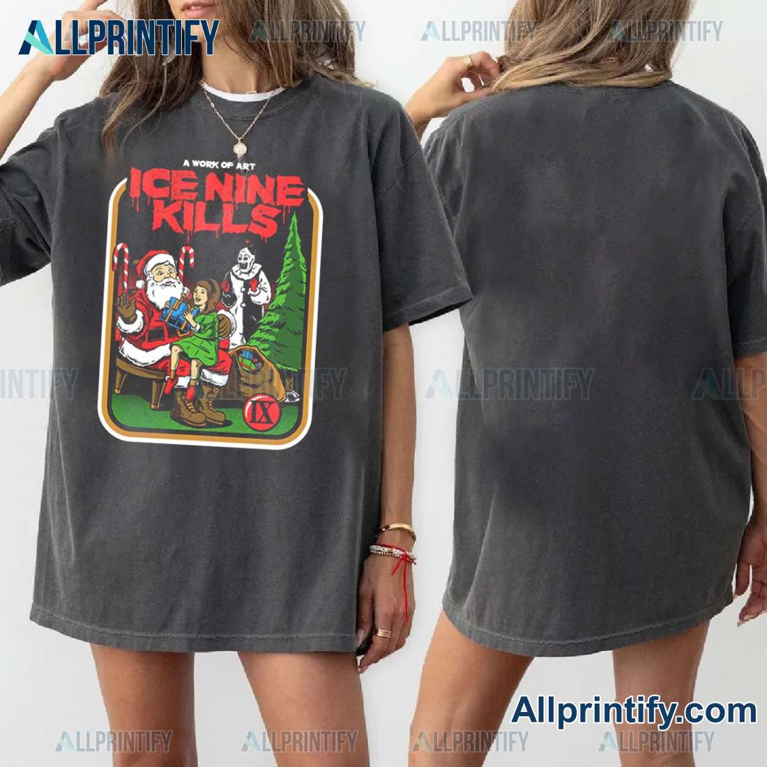 Ice Nine Kills Gory Storybook A Work Of Art Classic Ladies Tee-a Ln7YGOq