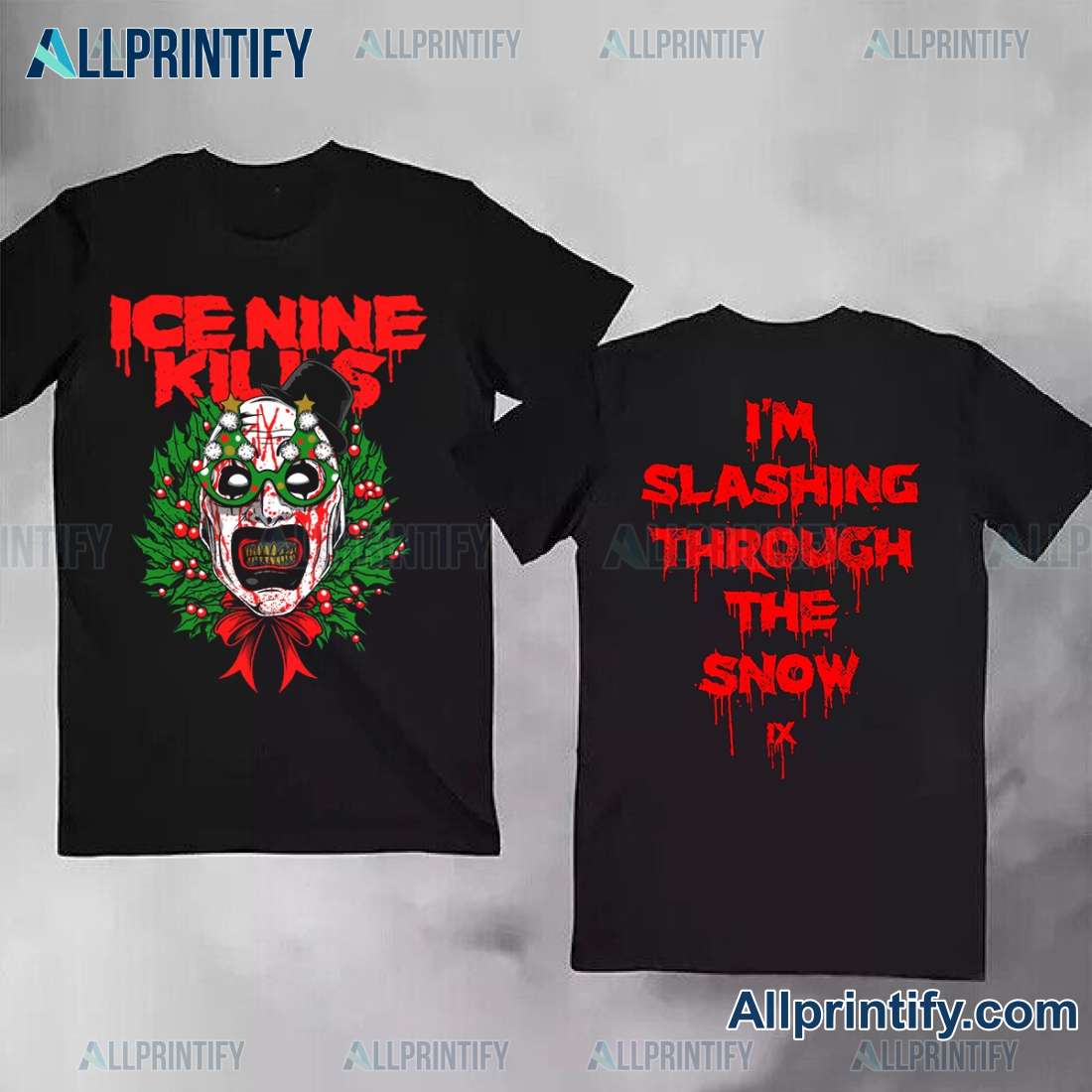 Ice Nine Kills I'm Slashing The Snow Classic Men Shirt wjvHski