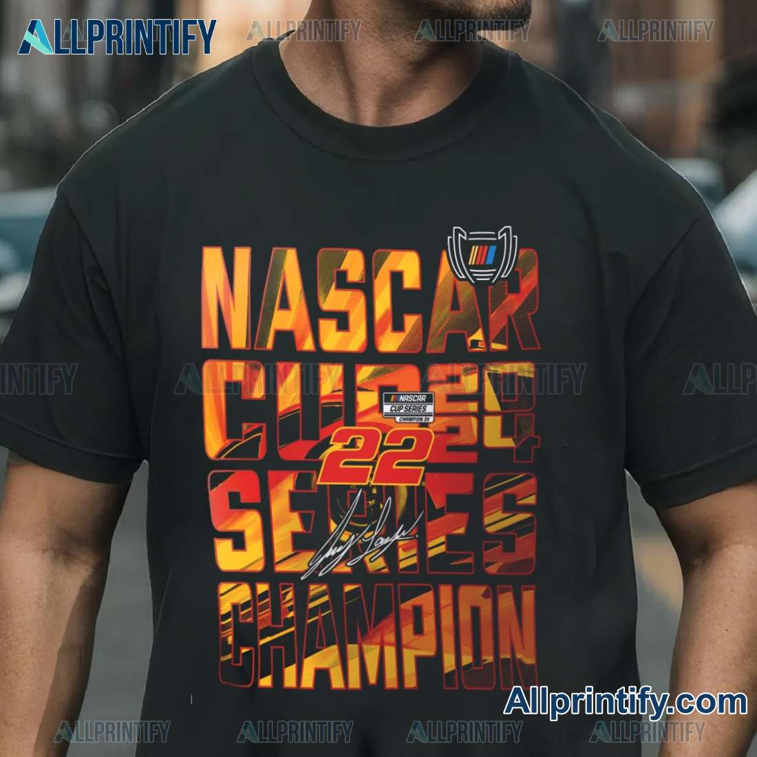 Joey Logano Starter 2024 Nascar Cup Series Champion Unisex T-shirt hF3fxka