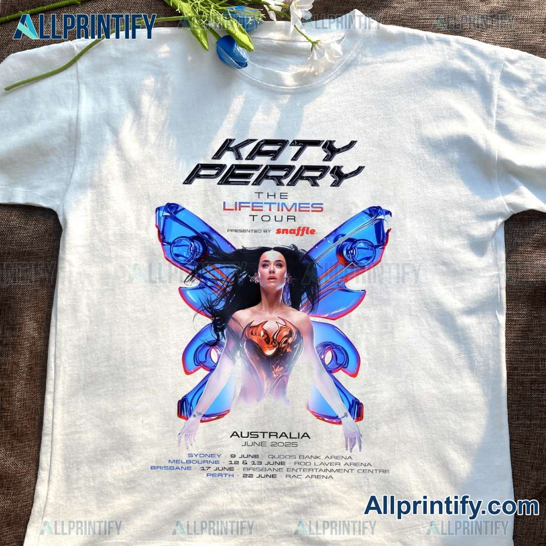 Katy Perry The Lifetimes Tour 2025 Australia Classic T-shirt 8otUZNW