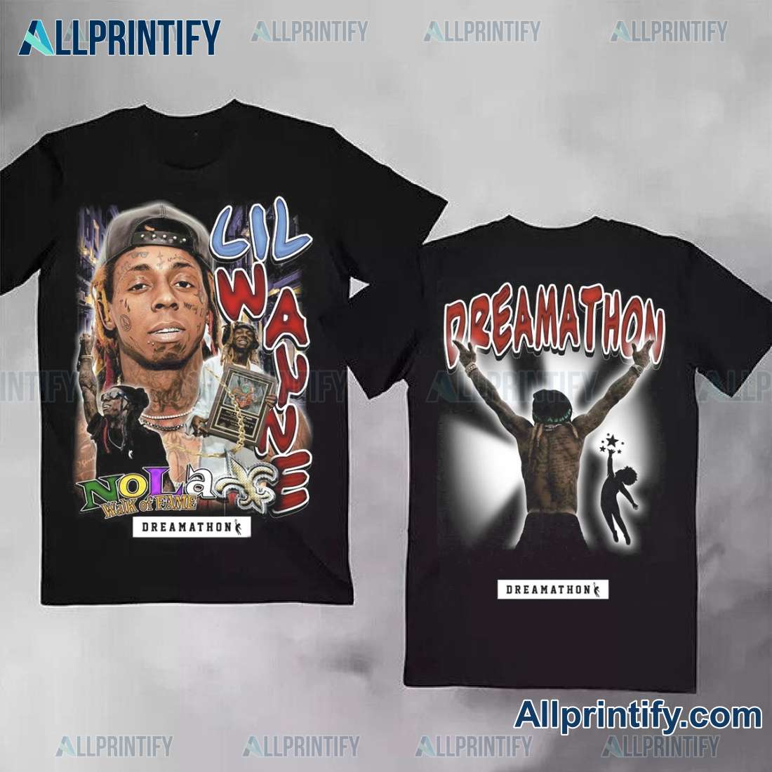 Lil Wayne Nola Walk Of Fame Dreamathon Classic Men Shirt COv5Vfq