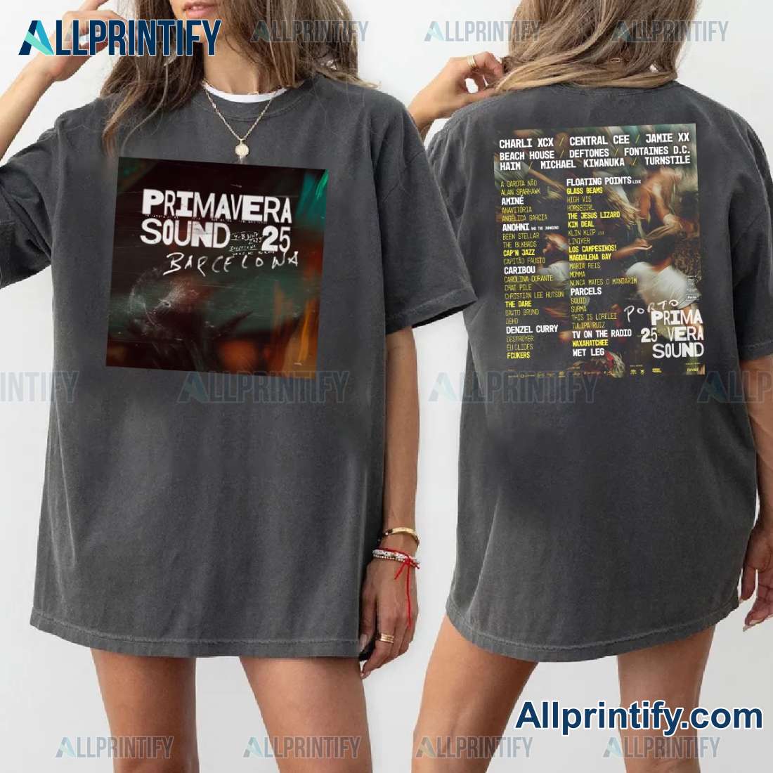 Primavera Sound Porto 2025 Unisex T-shirt-a OlE6sFV