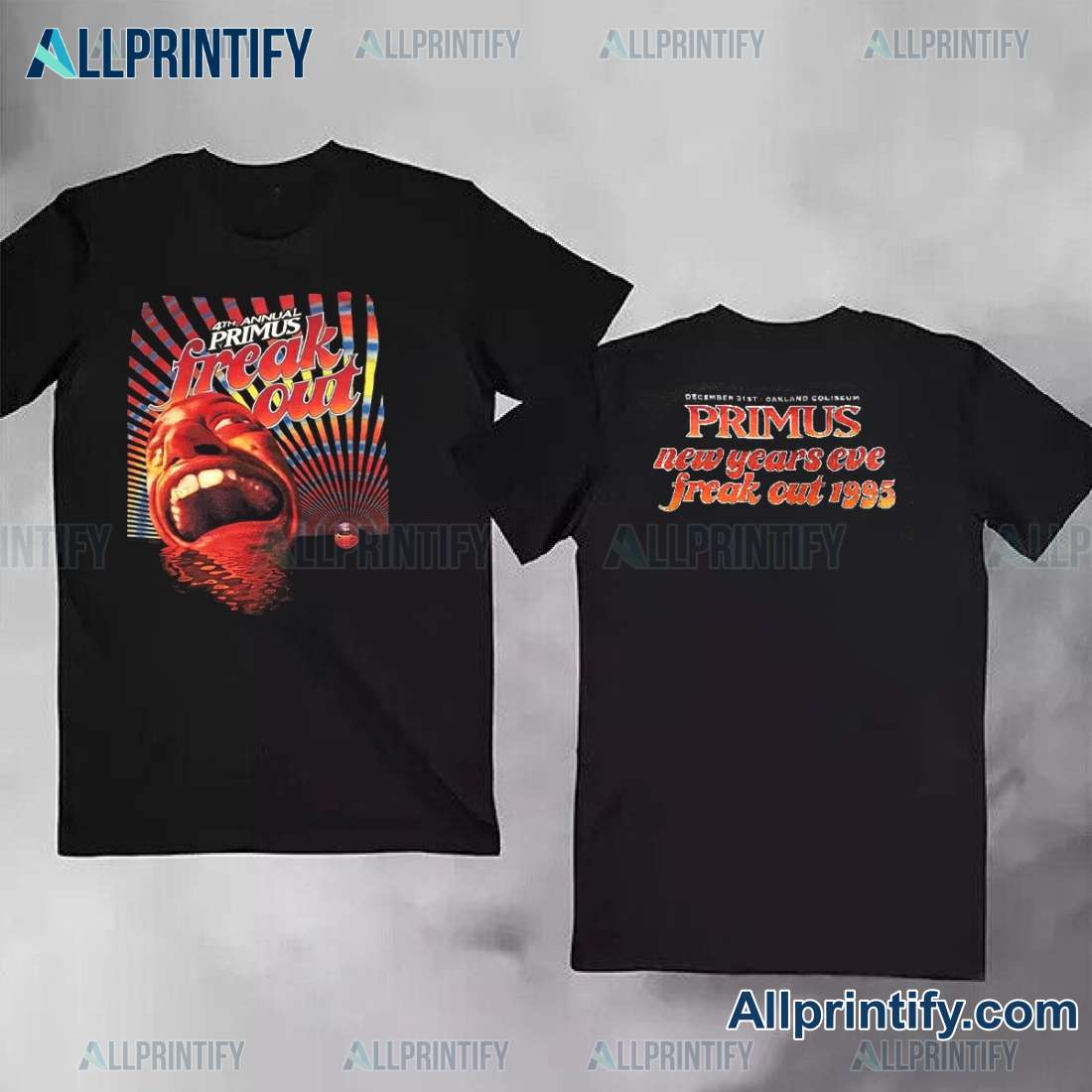 Primus New Years Eve Freak Out 1995 Gift For Fan Classic Men Shirt XgW28ap