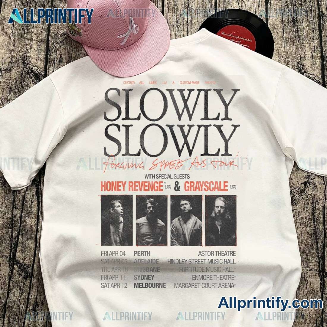 Slowly Slowly Forgiving Spree Tour 2025 Unisex T-shirt-a KWXmD7c