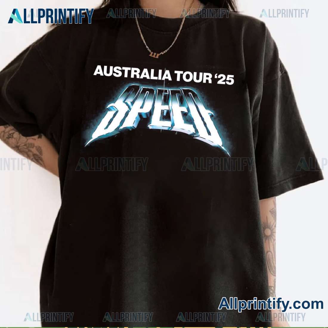 Speed Australia Tour 2025 Unisex T-shirt-a r0Pt81v