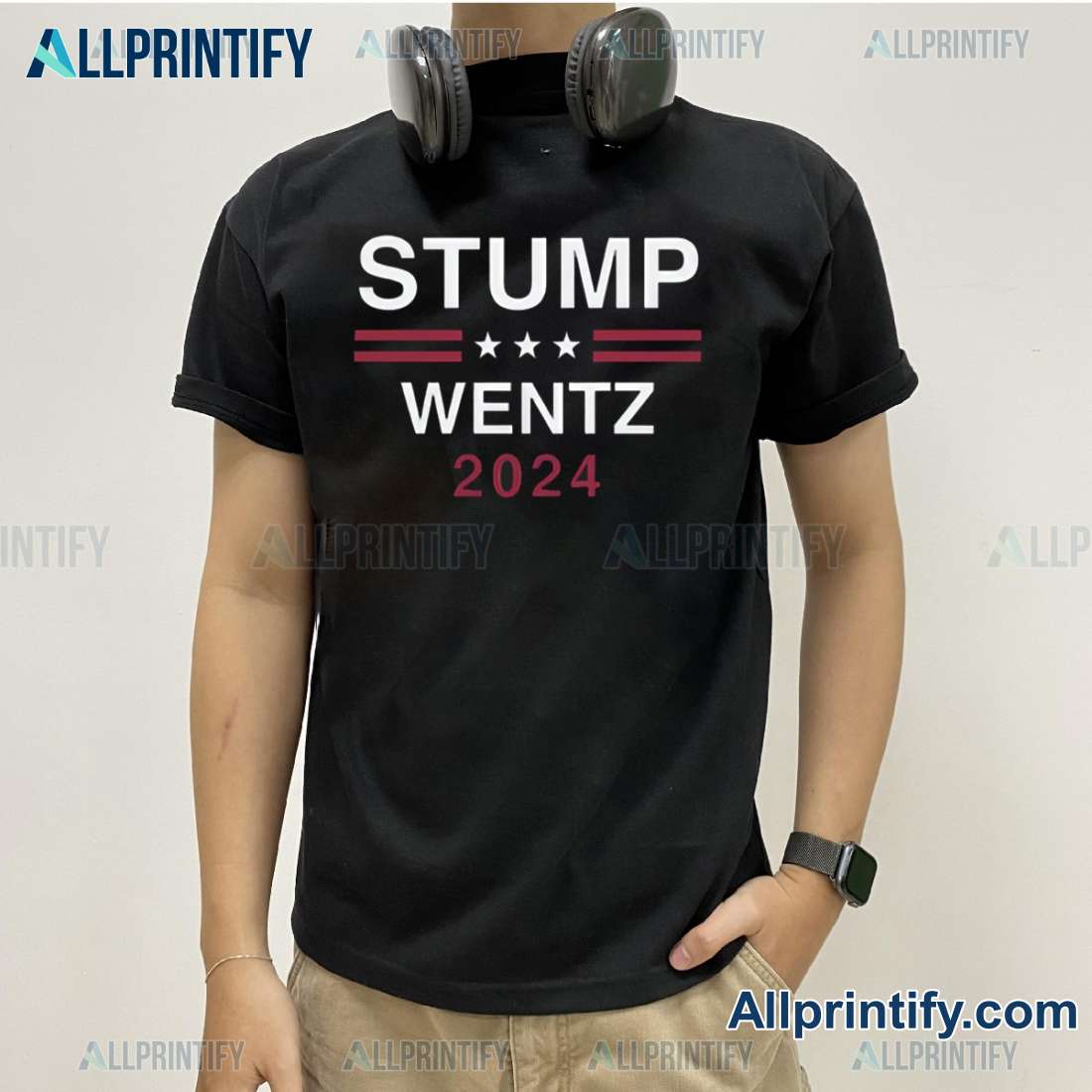 Stump Wentz 2024 Graphic Unisex T-shirt, Hoodie FWiMx9L