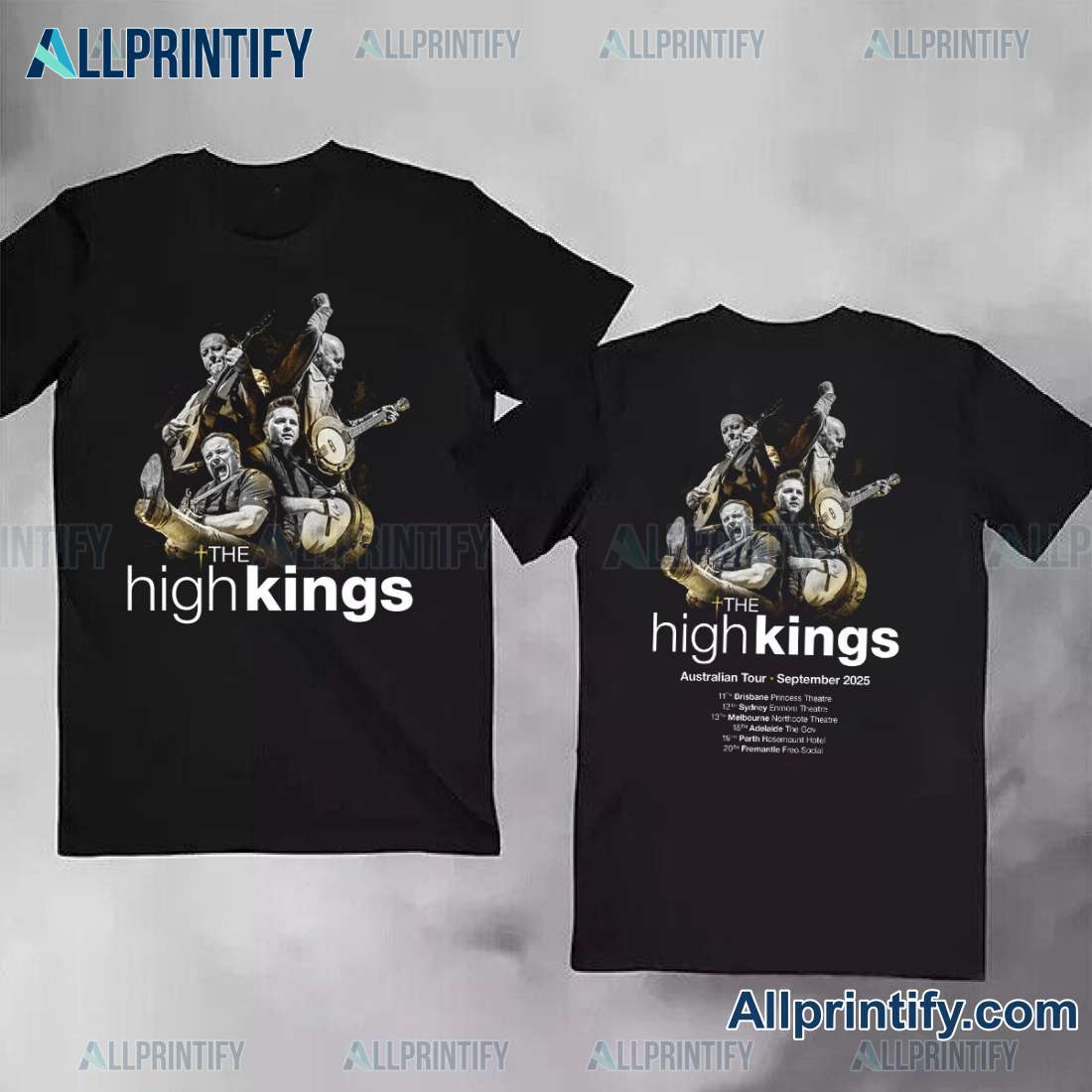 The High Kings Australia Tour September 2025 Classic Ladies Shirt 790KuIA