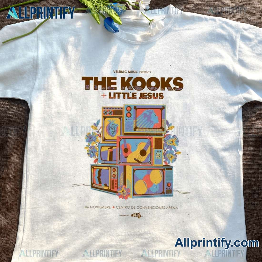 The Kooks And Little Jesus Veltrac Music Presenta Classic Men Shirt 1SevynY