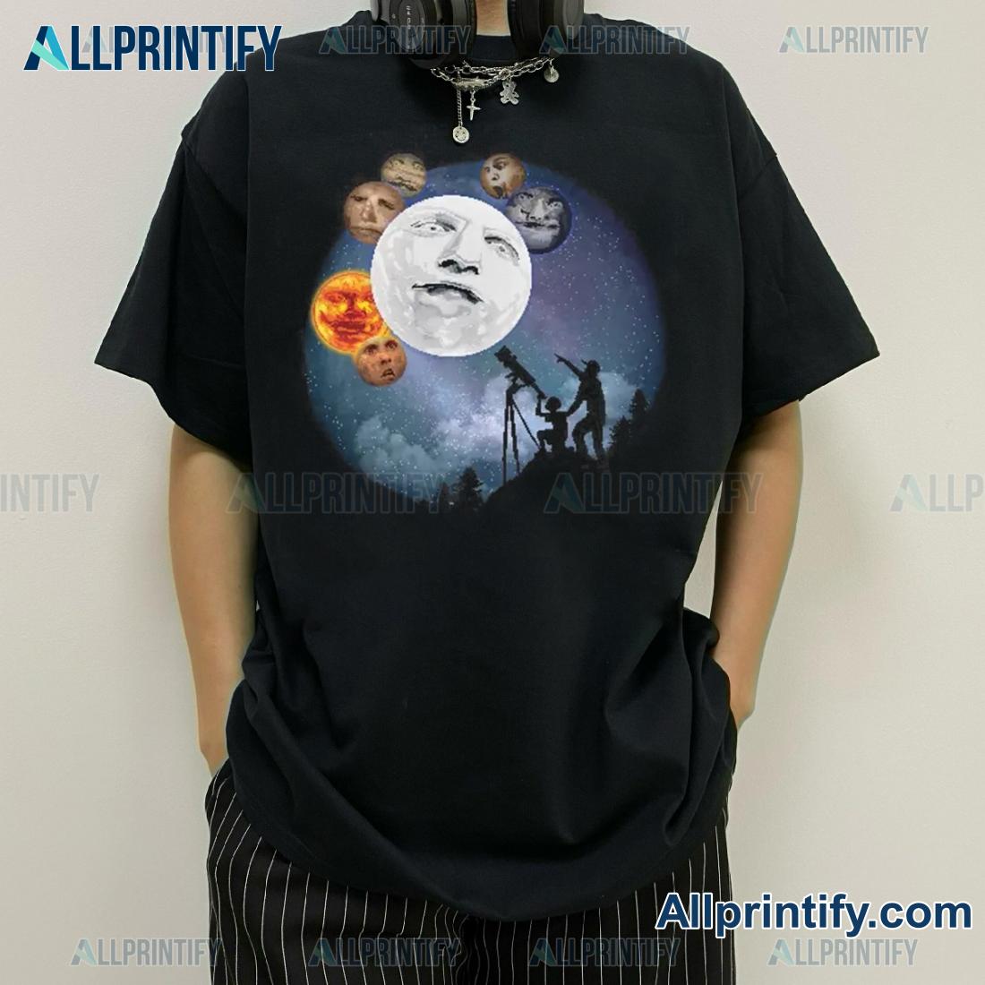 The Night Sky Jerma Design Classic Men Shirt AKD6X1y