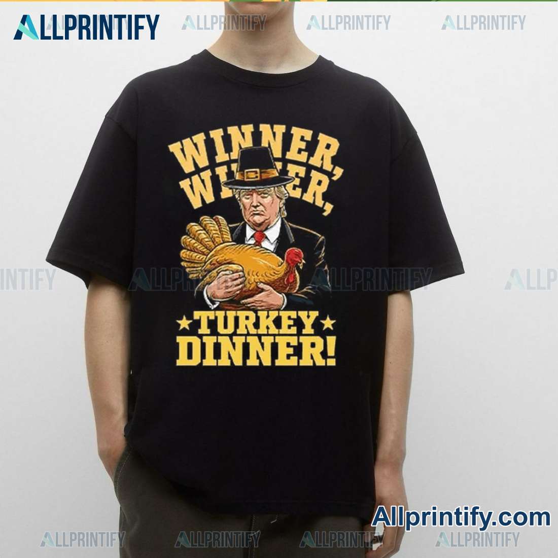 Trump Winner Winner Turkey Dinner Thanksgiving Unisex T-shirt l9MzNOw